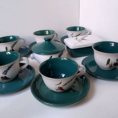 Denby Stoneware "Greenwheat"  Tea Set Retro 1970s