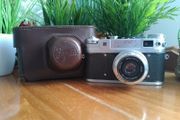 Serviced Zorki-5 USSR Rangefinder Camera with Industar-26m Lens, Vintage 35mm Film Camera, 5849172