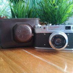 Serviced Zorki-5 USSR Rangefinder Camera with Industar-26m Lens, Vintage 35mm Film Camera, 5849172