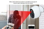 Wireless battery powered camera Memory card