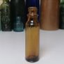 26 - Vintage Inecto Ribbed Hair Dye Brown Glass Bottle Image 2