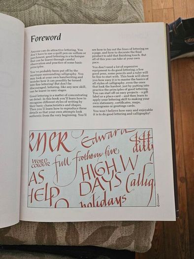 Learn Lettering And Calligraphy Step-by-step. By Gail And Christopher Lawther. Large Volume Hardback With Dustjacket In Good Condition.  See Photos For Same.