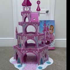 ELC Wooden Pink Castle Wonderland Palace