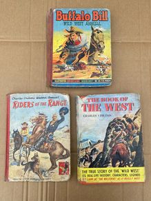 Vintage Wild West annuals - super artwork