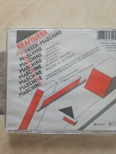 Kraftwerk CD  - Die Mensch Maschine