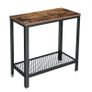 New Industrial Side, End, Bedside Table With Mesh Shelf -FREE P&P Image 3