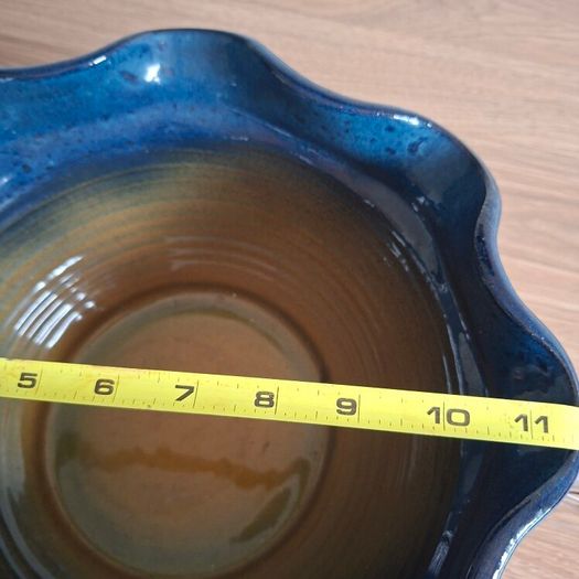 Carley's Bridge Pottery Large Scalloped Bowl
