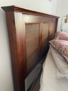 Headboard and two matching lockers