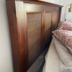 Headboard and two matching lockers