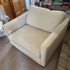 Armchair fold out bed