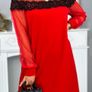 Boho Dress Trapezoidal Tulle Sleeves Lace Image 3