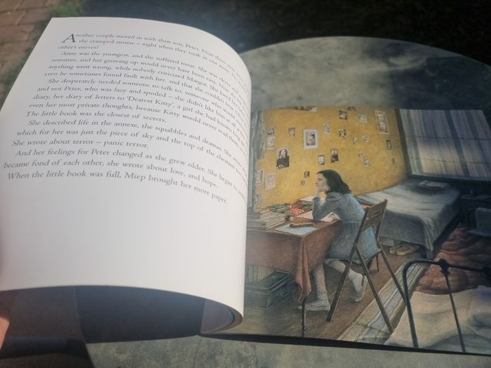 Anne Frank. A retelling of the iconic story.