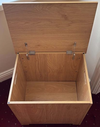 Oak Effect Blanket Box - Perfect Condition
