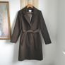 Warehouse Khaki Green Coat Size Uk 10 Image 5