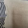 New bespoke 100% linen 50cm x 31cm cushion COVER in natural, Moss or winter white Image 2