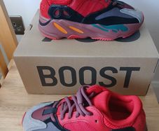 Adidas Yeezy Boost 700 Hi-Res Red - UK 3.5/EU 36 - New in Box