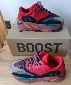 Adidas Yeezy Boost 700 Hi-Res Red - UK 3.5/EU 36 - New in Box