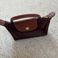 Longchamp le Pliage mini / strap / brown/ new