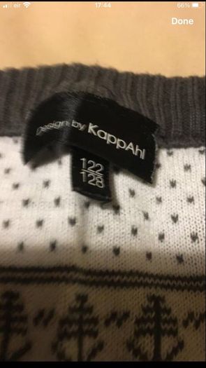 Boy cardigan size 122
