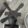 Vintage Victor England Black Cast Iron Scales With Chrome Scoops & Metric Weights Image 5