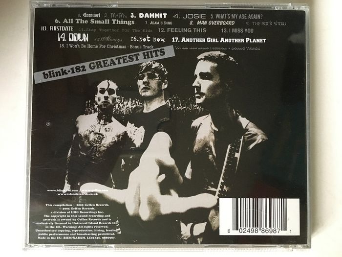 Blink-182 [2005] Greatest Hits (CD Album)