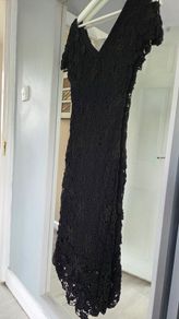 knitted black dress & wrap Claire Kennedy