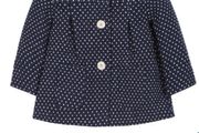 Mothercare Swing Coat with white fur collar age 6-7
