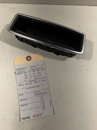 Audi A7 4G C7 Rear Centre Console Cubby Storage Box Black 4G0863300 A3l3b422g