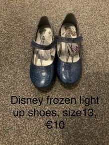 Disney frozen light up shoes, size 13