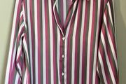 Ladies Green Striped Shirt by Zara