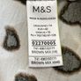 Ladies Beige & Brown Tee Shirt from Marks & Spencer Size UK 14 / EU 42 Image 2