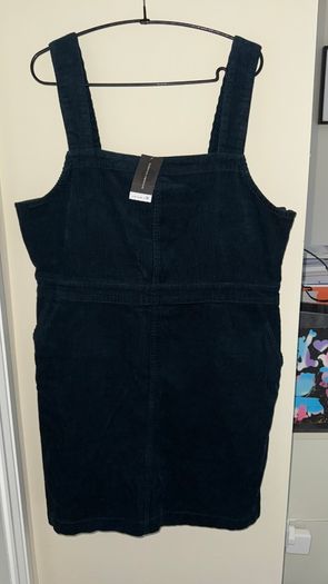 Dorothy Perkins Solid Corduroy Pinafore Dresses