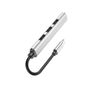Hoco HB26 Aluminum Alloy 4 in 1 Type-C to USB3.0+ USB2.0 3 Adaptor Tarnish Image 3