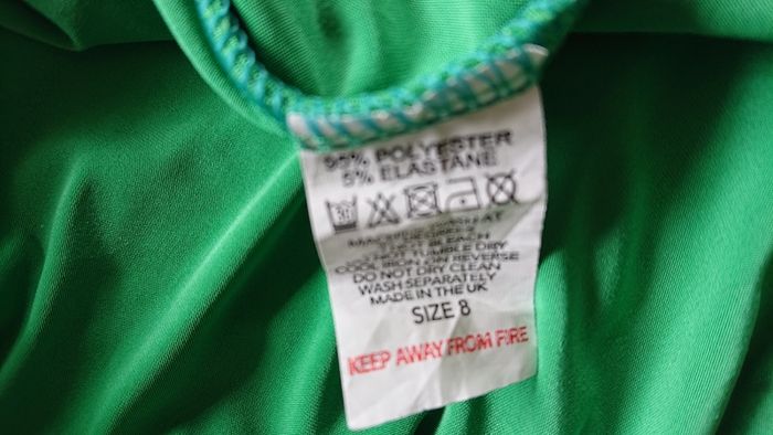 Green Bodysuit  Size 8-12