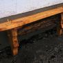 Rustic Driftwood Stove Mantel / Floating Shelf Image 4