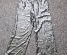 silver Zara pants