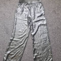 silver Zara pants