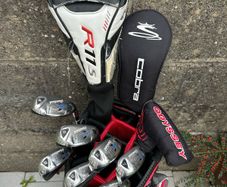 Full set of golf clubs