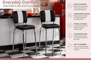 Set of 2 Retro American Diner Bar Stools