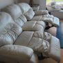 Recliner Leather Couch Image 5