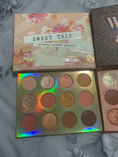Colourpop eyeshadow palettes , sweet talk , what ever palettes