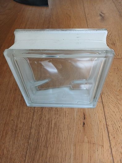 28 Clear And 20 Blue Glass Blocks - New/Unused