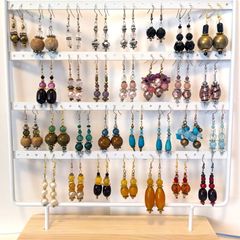 Handmade earrings with Vintage/Antique beads for Fundraising!