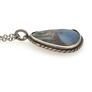Vintage 925 Sterling Silver Real Butterfly Wing Necklace Image 6