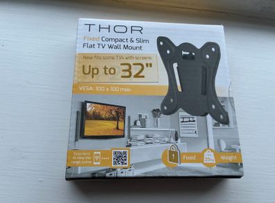 Brand new Thor Compact Slim Fixed TV Wall Mount