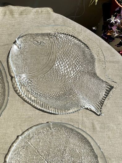 Selection of Vintage Glass Serving Plates, from euro 10, Arcoroc, Pasabahce