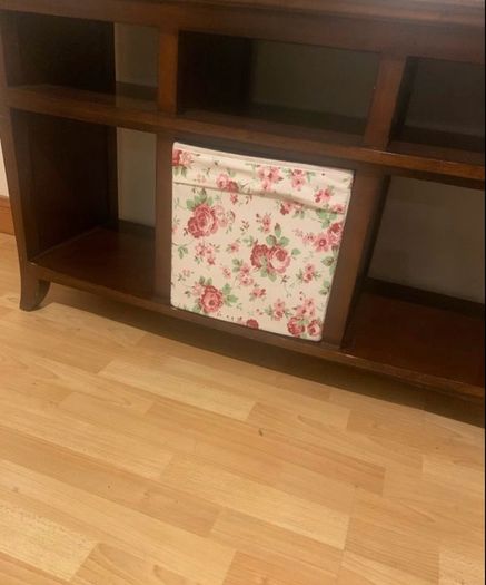 hall table and mirror