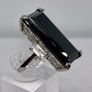 Black Spinel and White Topaz. Image 9