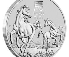 2026 Australia 1 Dollar 1 oz Silver Bullion Coin Lunar III The Year of the Horse BU (In Capsule)