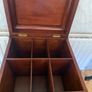 Victorian mahogany sewing table / work box on tripod base, c.1850 Image 2